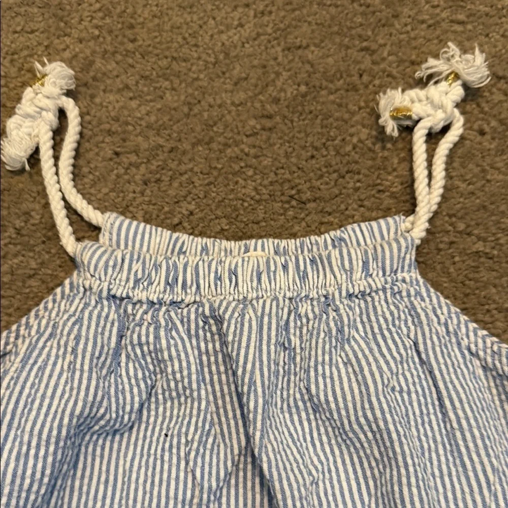 H&M Blue and White Striped Girl’s Casual Dress